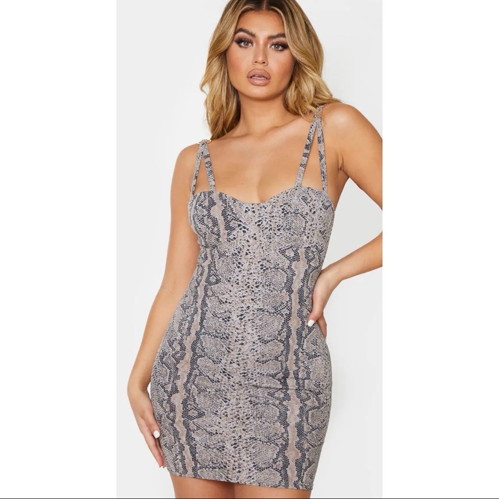 Animal body con dress